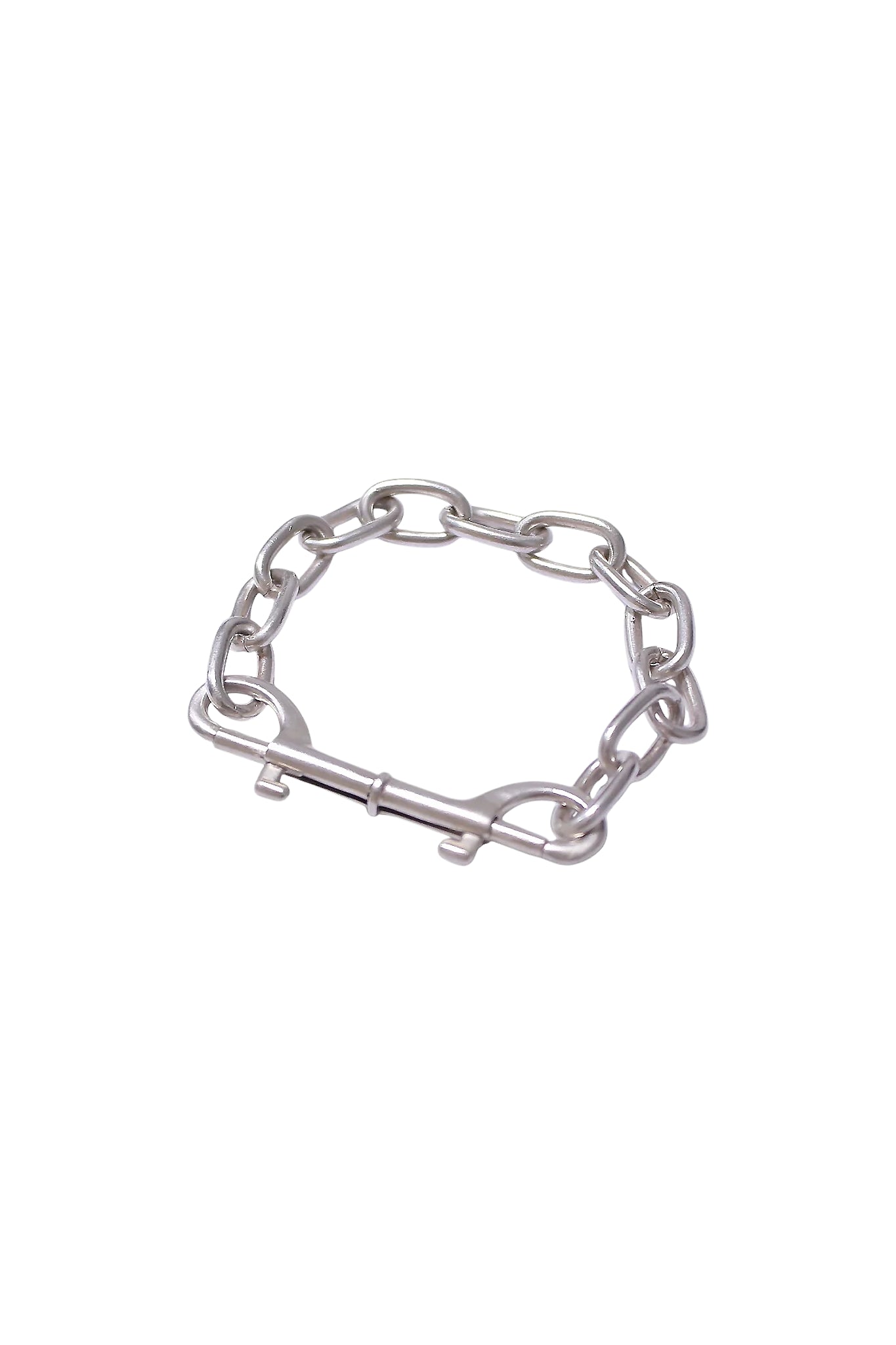 Unpolished Double-End Snap Bracelet /2.32"