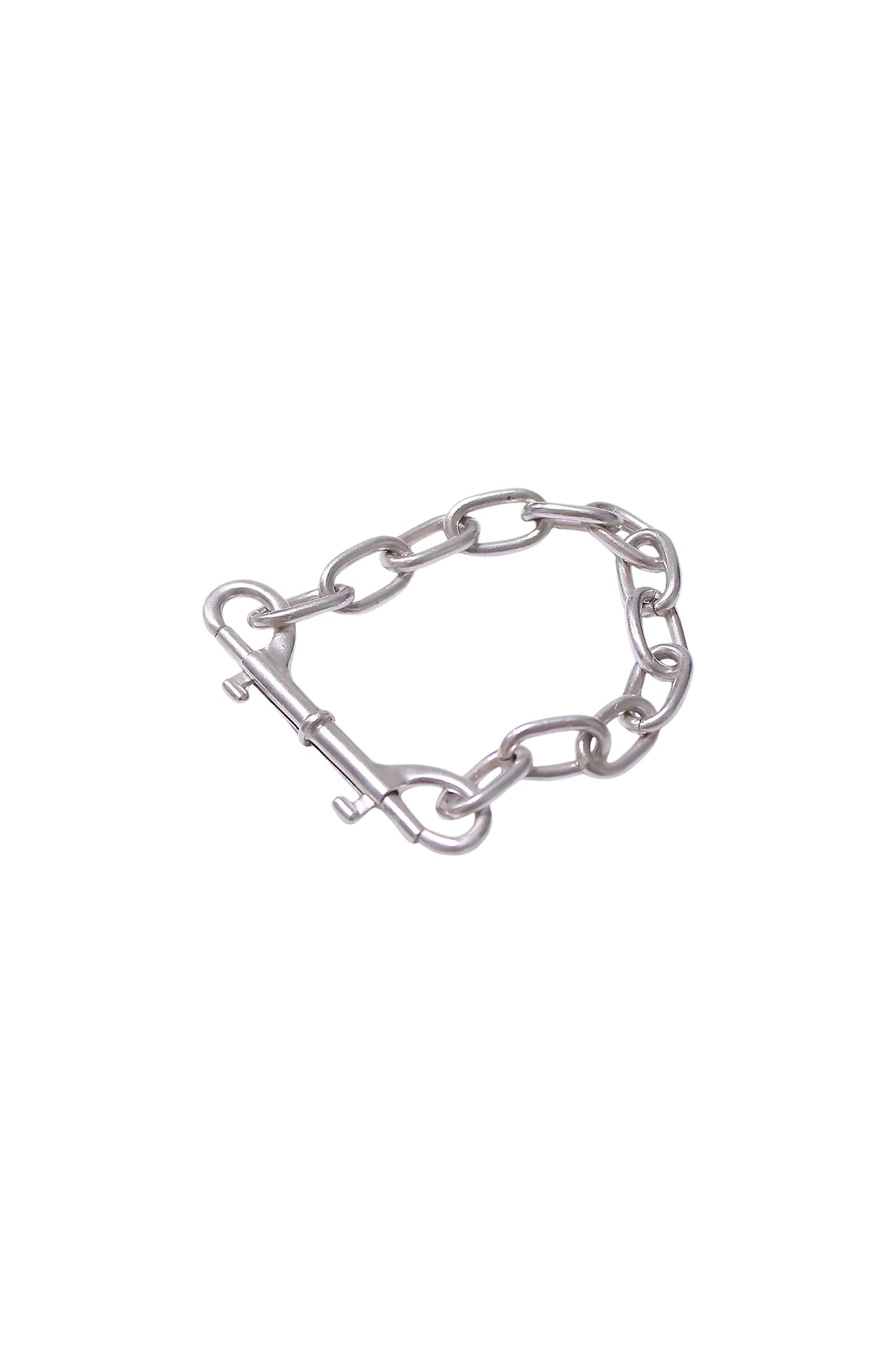Unpolished Double-End Snap Bracelet /2.32"